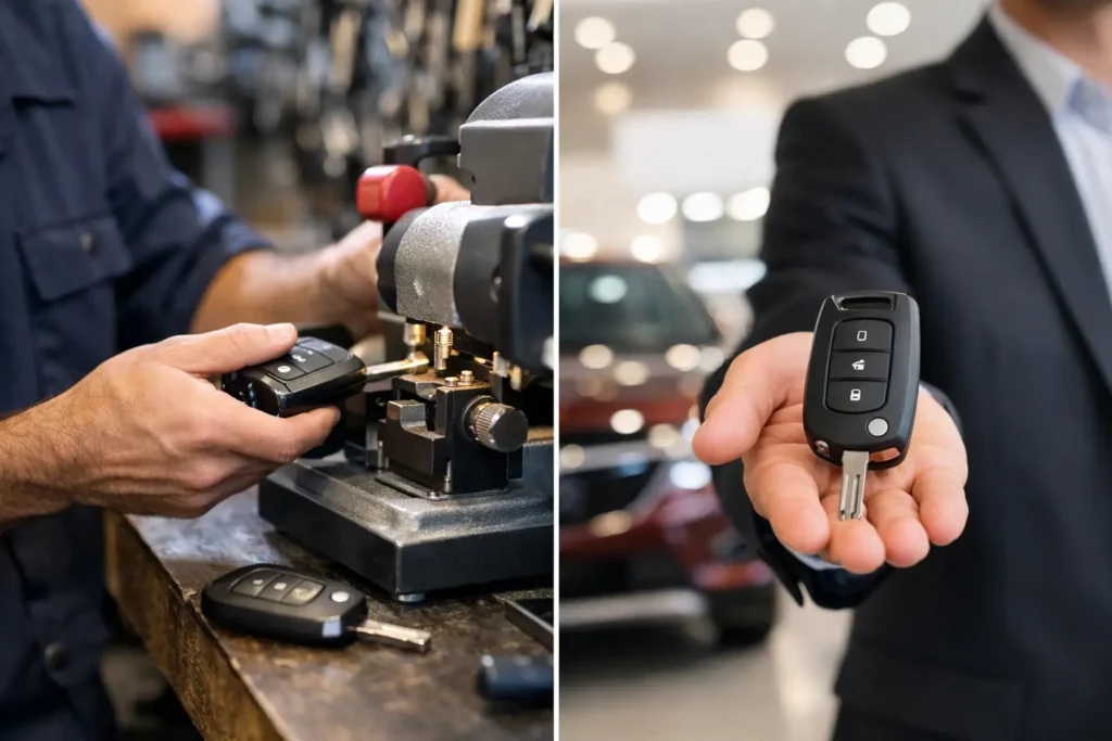 Locksmith Versus Dealership Key Replacement
