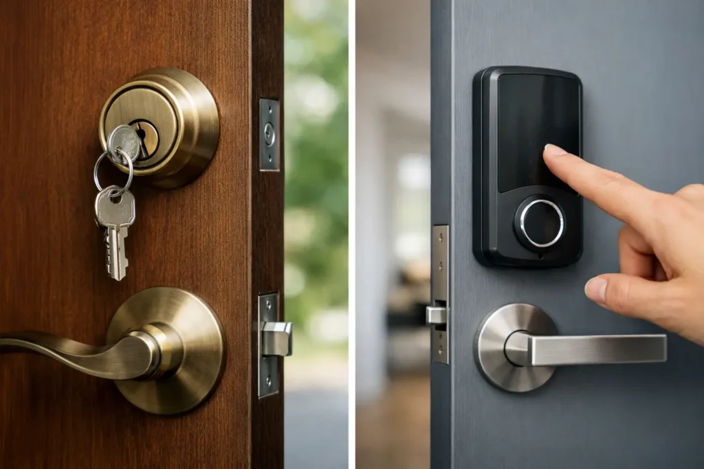 Smart Locks Versus Deadbolts