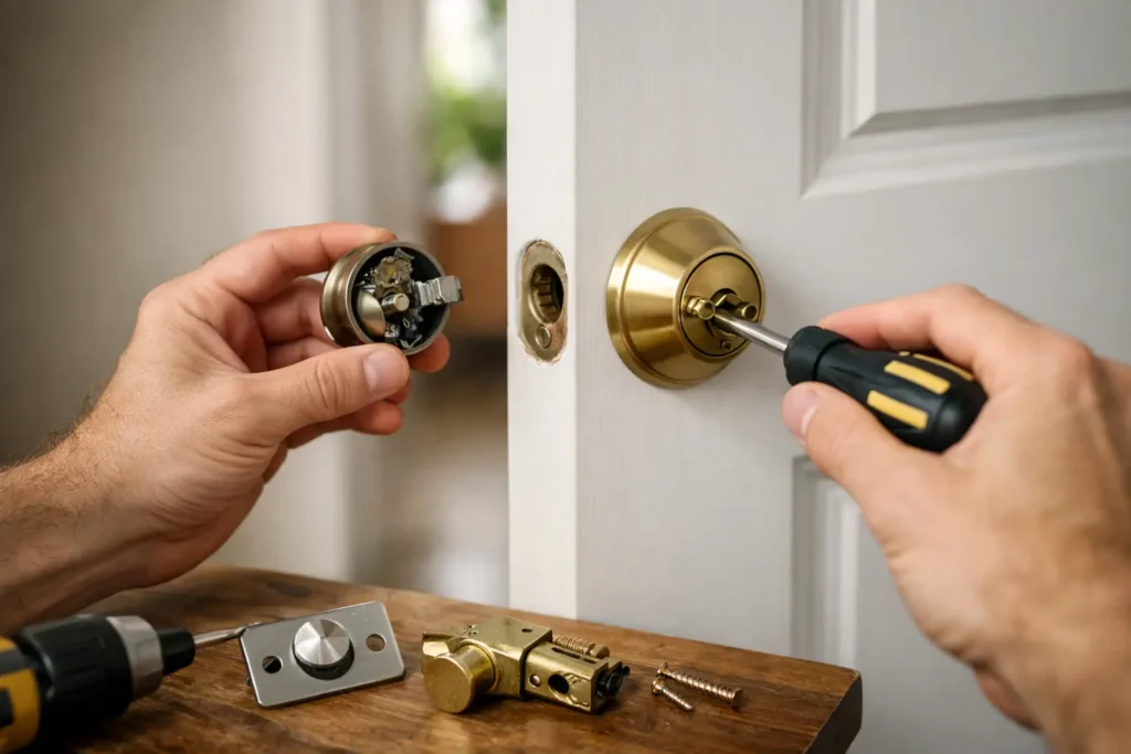 How to Replace a Broken Deadbolt on Your Door